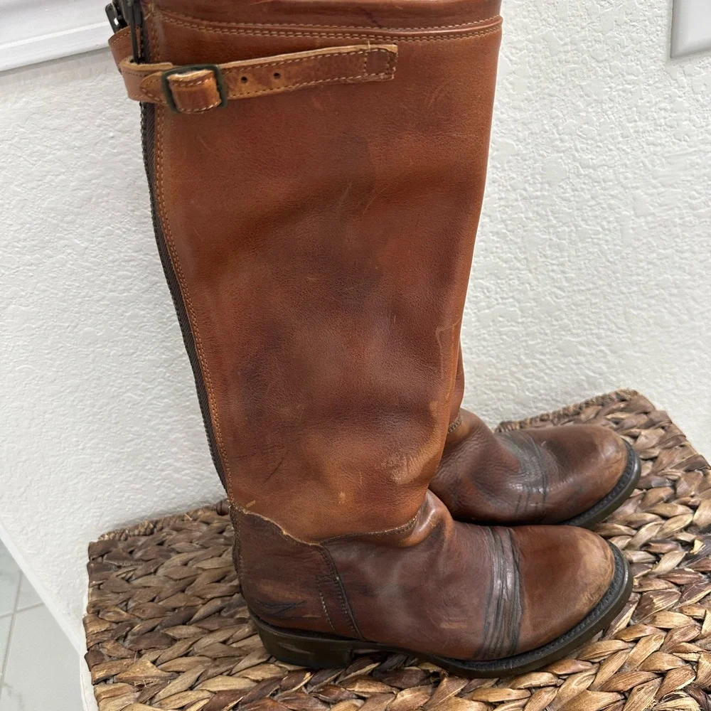 Ash Leather Riding Boots - Picture 5 of 8